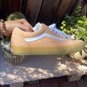Peach Suede Old Sokol Vans🛹🍑
